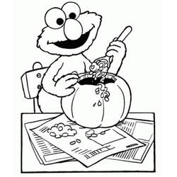 Dibujo para colorear: Elmo (Personajes de Dibujos Animados) #203545 - Dibujos para Colorear e Imprimir Gratis