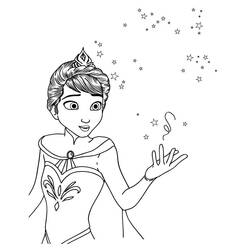 Dibujo para colorear: Elsa (Personajes de Dibujos Animados) #220102 - Dibujos para Colorear e Imprimir Gratis