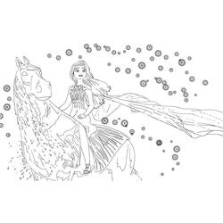 Dibujo para colorear: Elsa (Personajes de Dibujos Animados) #220103 - Dibujos para Colorear e Imprimir Gratis