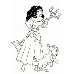 Dibujo para colorear: Esmeralda (Personajes de Dibujos Animados) #182287 - Dibujos para Colorear e Imprimir Gratis