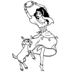 Dibujo para colorear: Esmeralda (Personajes de Dibujos Animados) #182289 - Dibujos para Colorear e Imprimir Gratis