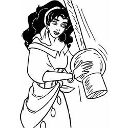 Dibujo para colorear: Esmeralda (Personajes de Dibujos Animados) #182291 - Dibujos para Colorear e Imprimir Gratis