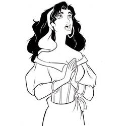 Dibujo para colorear: Esmeralda (Personajes de Dibujos Animados) #182294 - Dibujos para Colorear e Imprimir Gratis