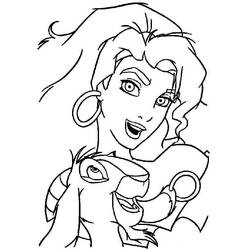Dibujo para colorear: Esmeralda (Personajes de Dibujos Animados) #182296 - Dibujos para Colorear e Imprimir Gratis
