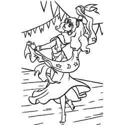 Dibujo para colorear: Esmeralda (Personajes de Dibujos Animados) #182306 - Dibujos para Colorear e Imprimir Gratis