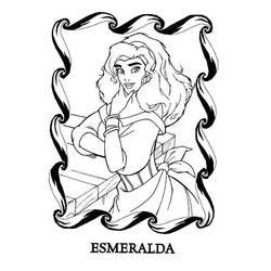 Dibujo para colorear: Esmeralda (Personajes de Dibujos Animados) #182312 - Dibujos para Colorear e Imprimir Gratis