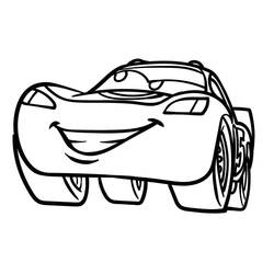 Dibujo para colorear: Flash McQueen (Personajes de Dibujos Animados) #183641 - Dibujos para Colorear e Imprimir Gratis