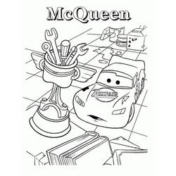 Dibujo para colorear: Flash McQueen (Personajes de Dibujos Animados) #183642 - Dibujos para Colorear e Imprimir Gratis