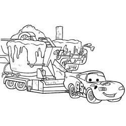 Dibujo para colorear: Flash McQueen (Personajes de Dibujos Animados) #183643 - Dibujos para Colorear e Imprimir Gratis