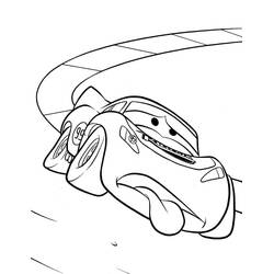 Dibujo para colorear: Flash McQueen (Personajes de Dibujos Animados) #183646 - Dibujos para Colorear e Imprimir Gratis