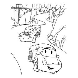 Dibujo para colorear: Flash McQueen (Personajes de Dibujos Animados) #183648 - Dibujos para Colorear e Imprimir Gratis