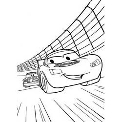 Dibujo para colorear: Flash McQueen (Personajes de Dibujos Animados) #183649 - Dibujos para Colorear e Imprimir Gratis