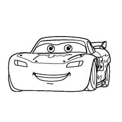 Dibujo para colorear: Flash McQueen (Personajes de Dibujos Animados) #183651 - Dibujos para Colorear e Imprimir Gratis
