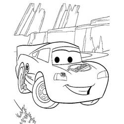 Dibujo para colorear: Flash McQueen (Personajes de Dibujos Animados) #183653 - Dibujos para Colorear e Imprimir Gratis