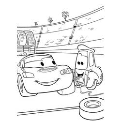 Dibujo para colorear: Flash McQueen (Personajes de Dibujos Animados) #183656 - Dibujos para Colorear e Imprimir Gratis