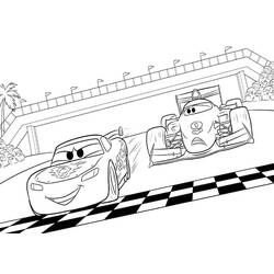 Dibujo para colorear: Flash McQueen (Personajes de Dibujos Animados) #183657 - Dibujos para Colorear e Imprimir Gratis