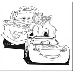 Dibujo para colorear: Flash McQueen (Personajes de Dibujos Animados) #183658 - Dibujos para Colorear e Imprimir Gratis