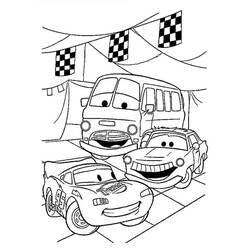 Dibujo para colorear: Flash McQueen (Personajes de Dibujos Animados) #183660 - Dibujos para Colorear e Imprimir Gratis