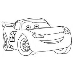 Dibujo para colorear: Flash McQueen (Personajes de Dibujos Animados) #183661 - Dibujos para Colorear e Imprimir Gratis