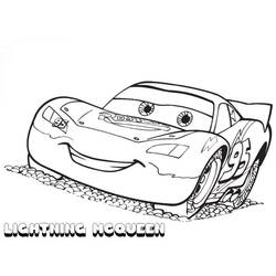 Dibujo para colorear: Flash McQueen (Personajes de Dibujos Animados) #183663 - Dibujos para Colorear e Imprimir Gratis