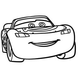 Dibujo para colorear: Flash McQueen (Personajes de Dibujos Animados) #183664 - Dibujos para Colorear e Imprimir Gratis