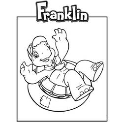 Dibujo para colorear: Franklin (Personajes de Dibujos Animados) #189049 - Dibujos para Colorear e Imprimir Gratis