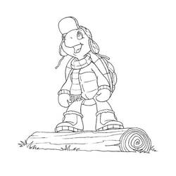 Dibujo para colorear: Franklin (Personajes de Dibujos Animados) #189051 - Dibujos para Colorear e Imprimir Gratis