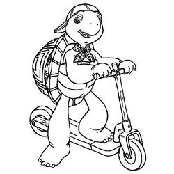 Dibujo para colorear: Franklin (Personajes de Dibujos Animados) #189052 - Dibujos para Colorear e Imprimir Gratis