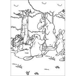 Dibujo para colorear: Franklin (Personajes de Dibujos Animados) #189056 - Dibujos para Colorear e Imprimir Gratis