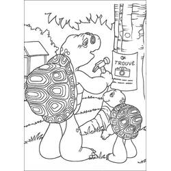 Dibujo para colorear: Franklin (Personajes de Dibujos Animados) #189057 - Dibujos para Colorear e Imprimir Gratis