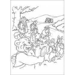 Dibujo para colorear: Franklin (Personajes de Dibujos Animados) #189058 - Dibujos para Colorear e Imprimir Gratis