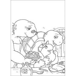 Dibujo para colorear: Franklin (Personajes de Dibujos Animados) #189059 - Dibujos para Colorear e Imprimir Gratis