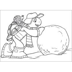 Dibujo para colorear: Franklin (Personajes de Dibujos Animados) #189061 - Dibujos para Colorear e Imprimir Gratis