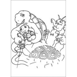 Dibujo para colorear: Franklin (Personajes de Dibujos Animados) #189064 - Dibujos para Colorear e Imprimir Gratis