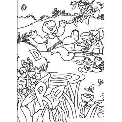 Dibujo para colorear: Franklin (Personajes de Dibujos Animados) #189065 - Dibujos para Colorear e Imprimir Gratis
