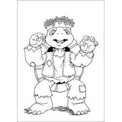 Dibujo para colorear: Franklin (Personajes de Dibujos Animados) #189067 - Dibujos para Colorear e Imprimir Gratis