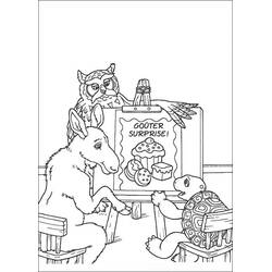Dibujo para colorear: Franklin (Personajes de Dibujos Animados) #189068 - Dibujos para Colorear e Imprimir Gratis