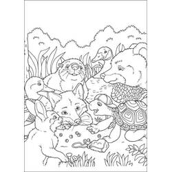 Dibujo para colorear: Franklin (Personajes de Dibujos Animados) #189070 - Dibujos para Colorear e Imprimir Gratis