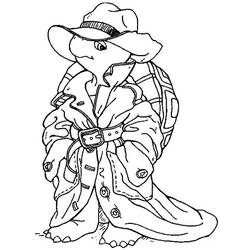 Dibujo para colorear: Franklin (Personajes de Dibujos Animados) #189071 - Dibujos para Colorear e Imprimir Gratis