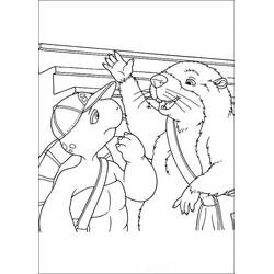 Dibujo para colorear: Franklin (Personajes de Dibujos Animados) #189074 - Dibujos para Colorear e Imprimir Gratis