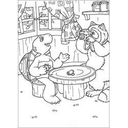 Dibujo para colorear: Franklin (Personajes de Dibujos Animados) #189076 - Dibujos para Colorear e Imprimir Gratis