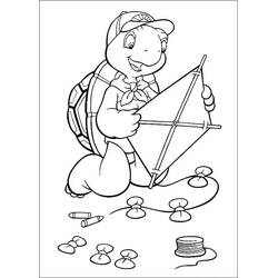 Dibujo para colorear: Franklin (Personajes de Dibujos Animados) #189080 - Dibujos para Colorear e Imprimir Gratis