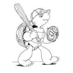 Dibujo para colorear: Franklin (Personajes de Dibujos Animados) #189086 - Dibujos para Colorear e Imprimir Gratis