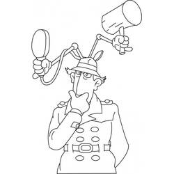 Dibujo para colorear: Gadget Inspector (Personajes de Dibujos Animados) #38871 - Dibujos para Colorear e Imprimir Gratis