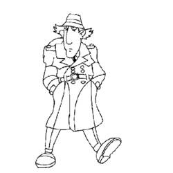 Dibujo para colorear: Gadget Inspector (Personajes de Dibujos Animados) #38875 - Dibujos para Colorear e Imprimir Gratis