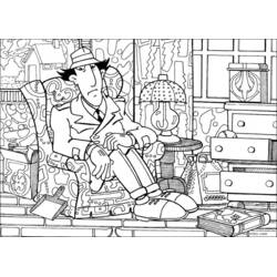 Dibujo para colorear: Gadget Inspector (Personajes de Dibujos Animados) #38884 - Dibujos para Colorear e Imprimir Gratis