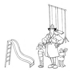 Dibujo para colorear: Gadget Inspector (Personajes de Dibujos Animados) #38980 - Dibujos para Colorear e Imprimir Gratis