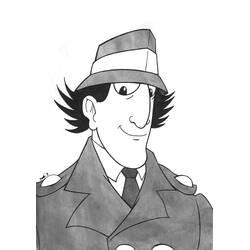 Dibujo para colorear: Gadget Inspector (Personajes de Dibujos Animados) #39003 - Dibujos para Colorear e Imprimir Gratis