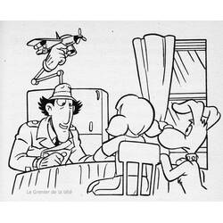 Dibujo para colorear: Gadget Inspector (Personajes de Dibujos Animados) #39025 - Dibujos para Colorear e Imprimir Gratis