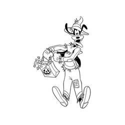Dibujo para colorear: Goofy (Personajes de Dibujos Animados) #196252 - Dibujos para Colorear e Imprimir Gratis